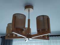 Żyrandol lampa rustykalna