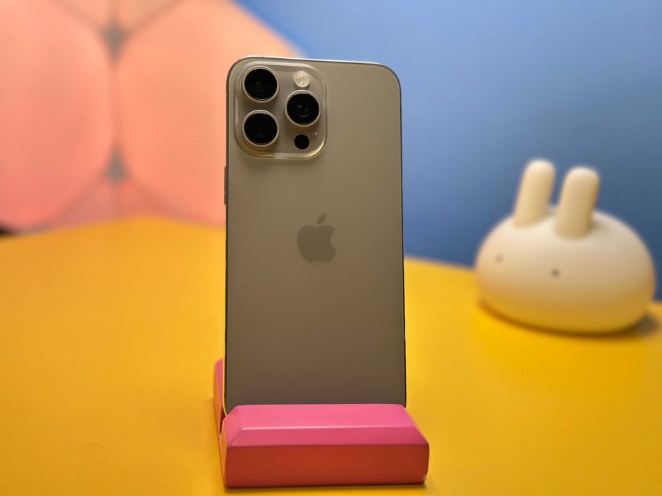 Смартфон Apple iPhone 15 Pro Max 256GB Natural(148068) Б/У З ГАРАНТІЄЮ