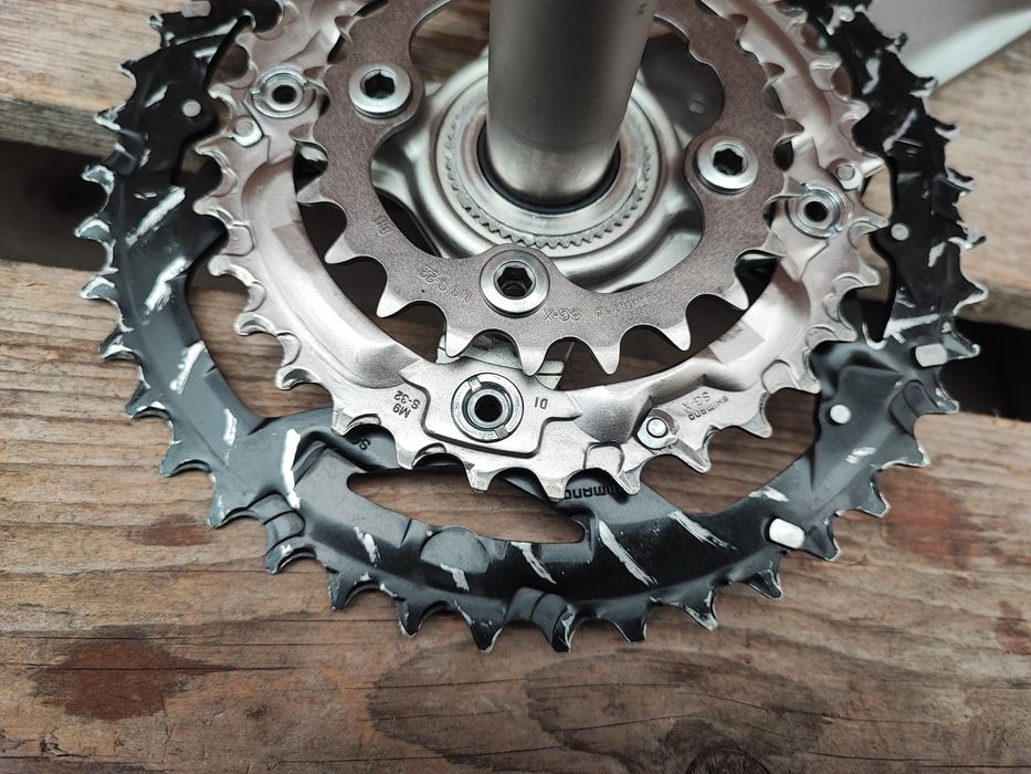 Korba rowerowa Shimano Deore LX M580 175mm Retro MTB ładny stan