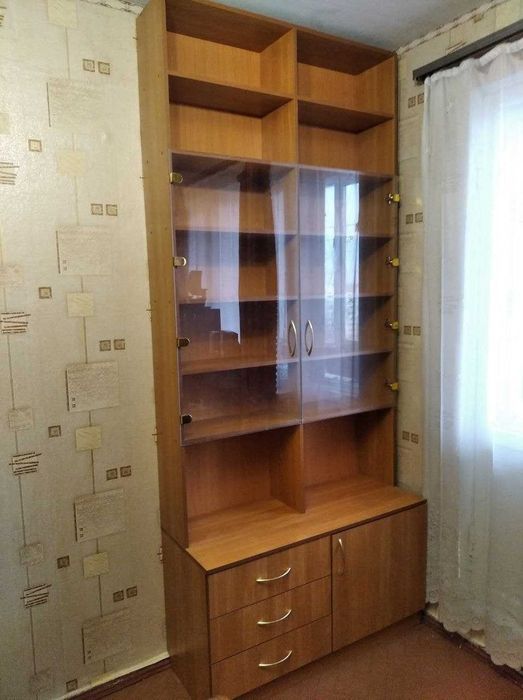 Книжный шкаф со встроенным комодом, современный, не совдеп, Салтовка