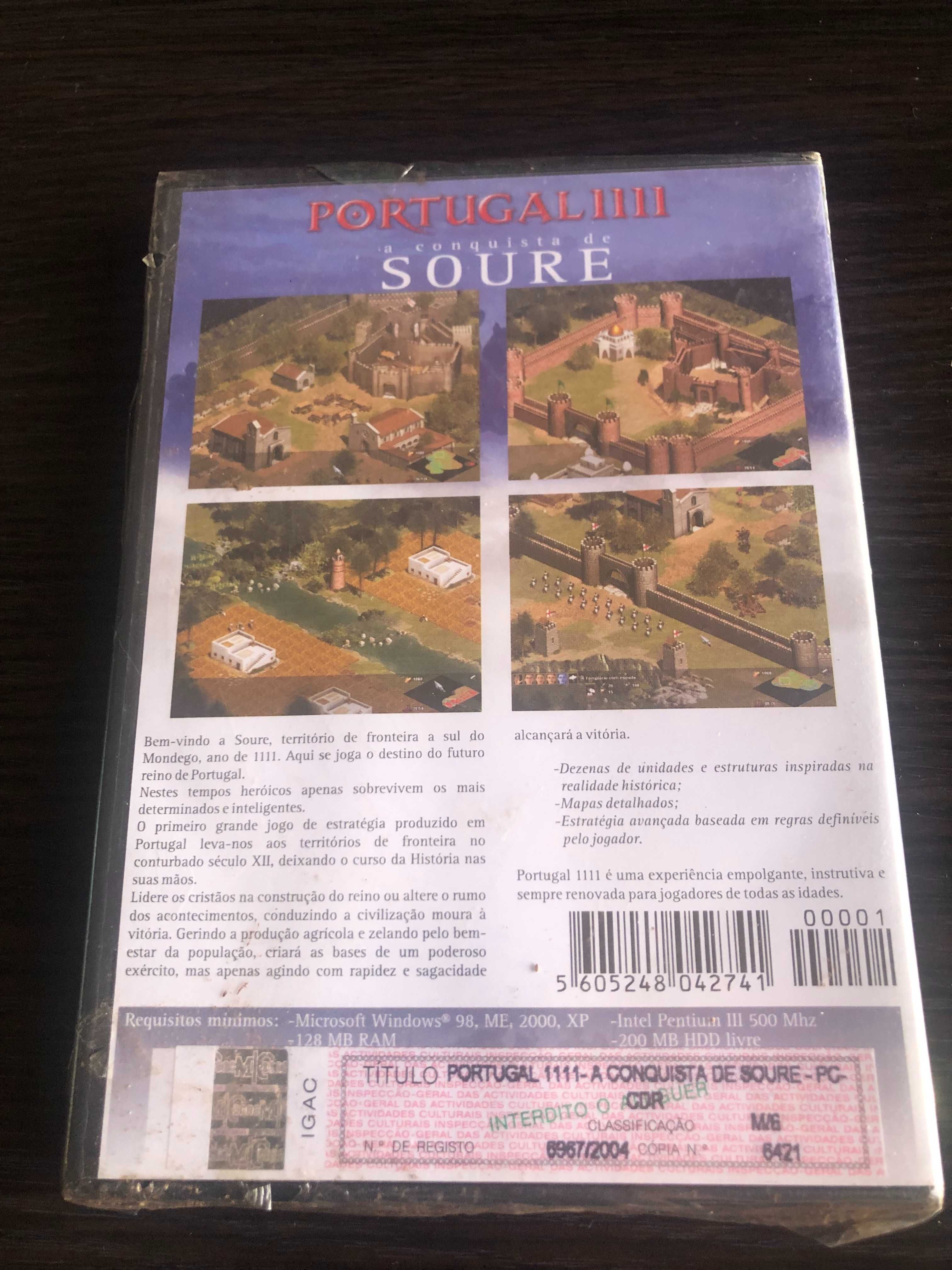 Portugal 1111 - A Conquista de Soure PC CD-ROM 2004 Novo Selado Raro