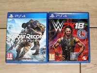 Gra na konsole PS4 WWE 2K18, Tom Clancy's Ghost Recon Breakpoint