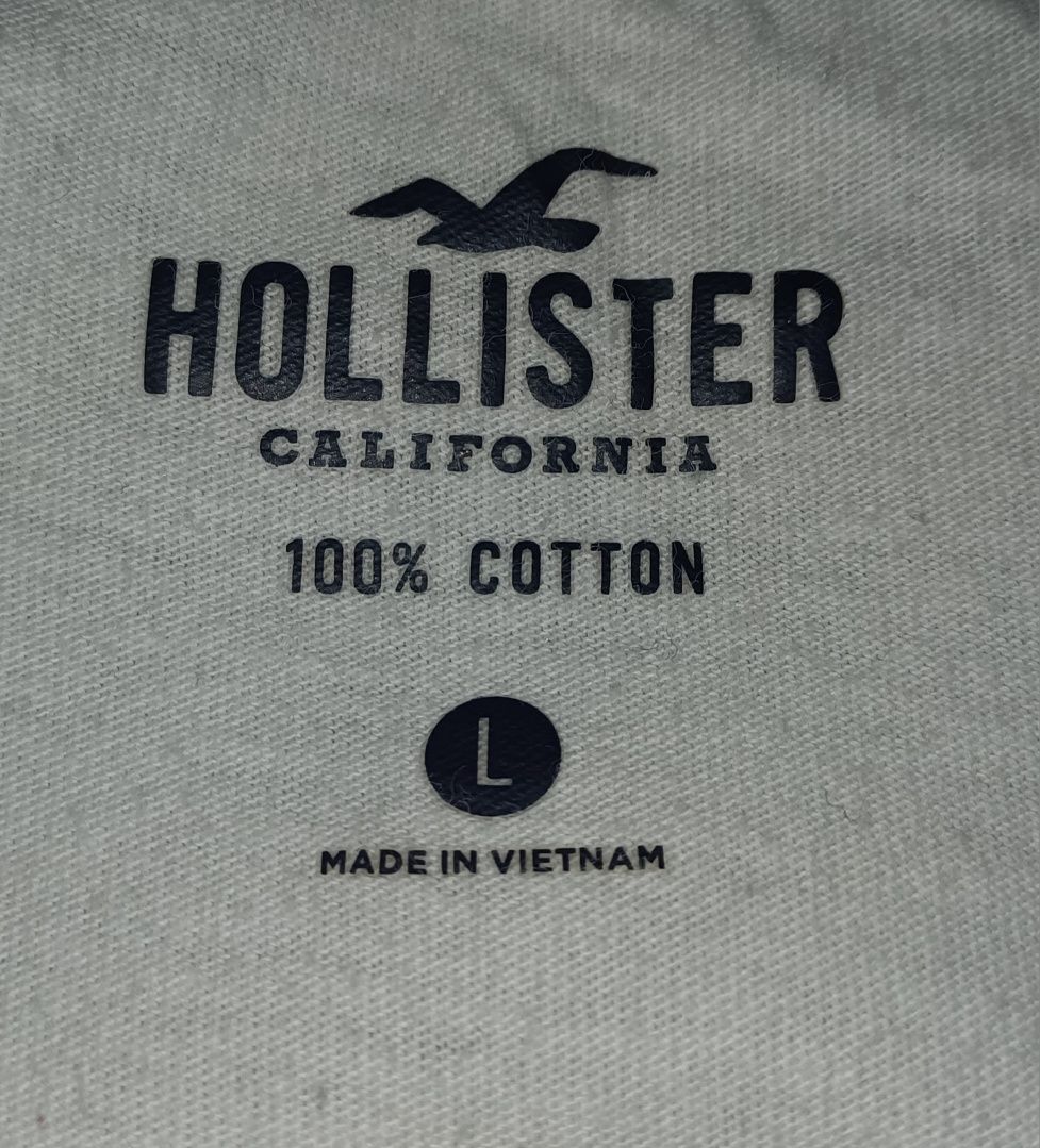 T-shirt męski z długim rękawem Hollister rozmiar L