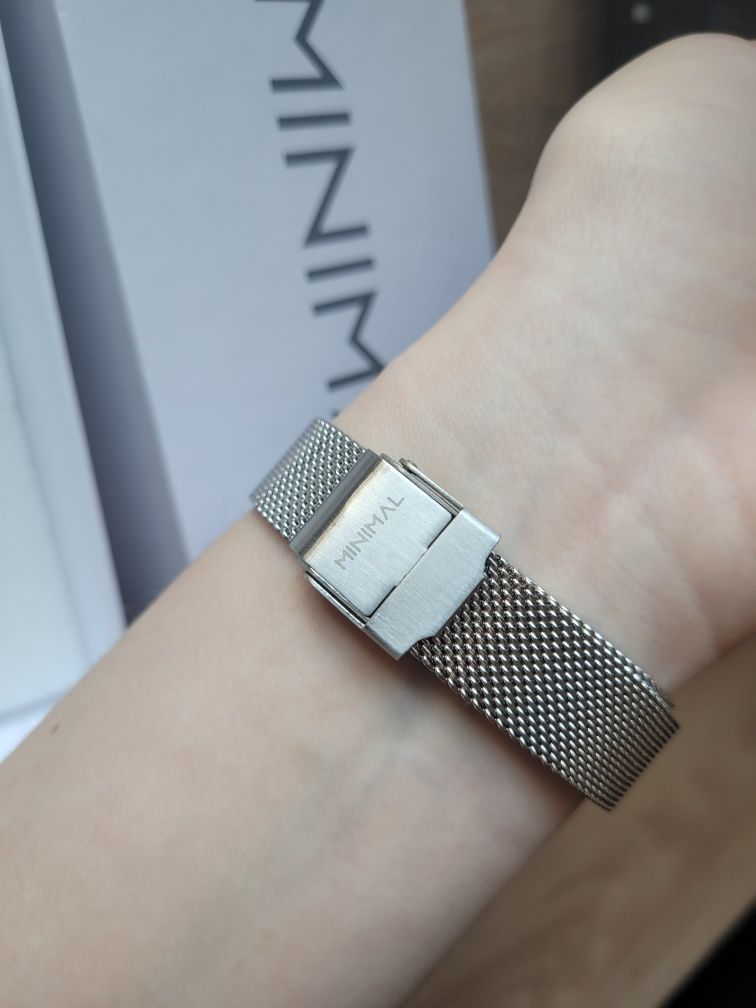 Годинник срібний minimal