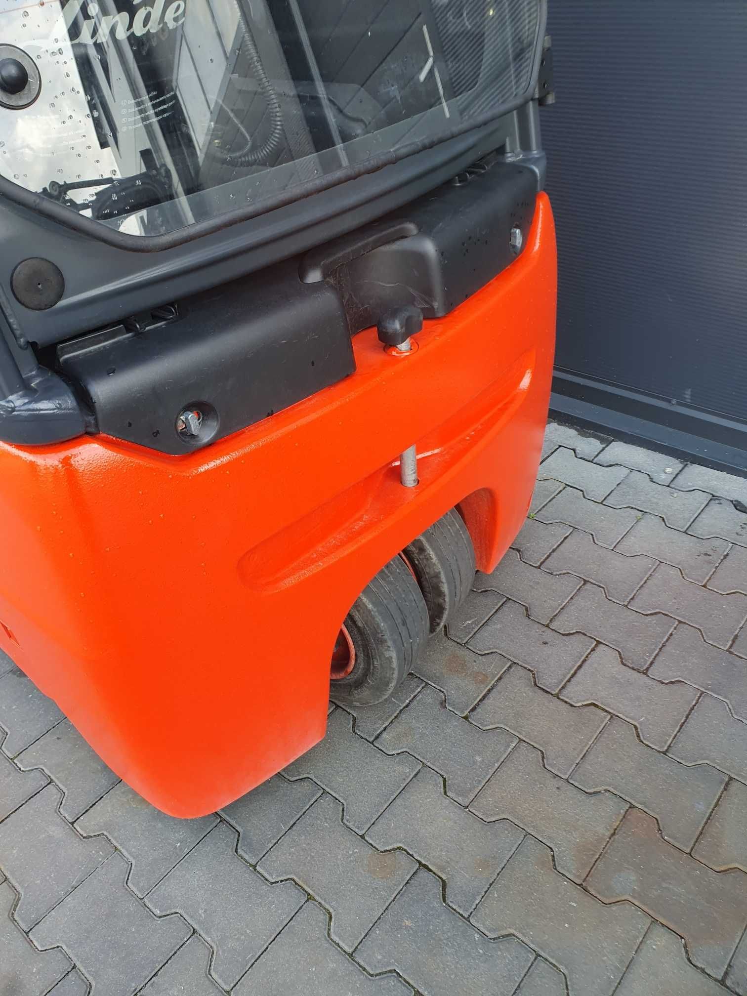 Wózek widłowy Linde E16C  2016r Kabina Duplex wolny skok E14 E18 E20