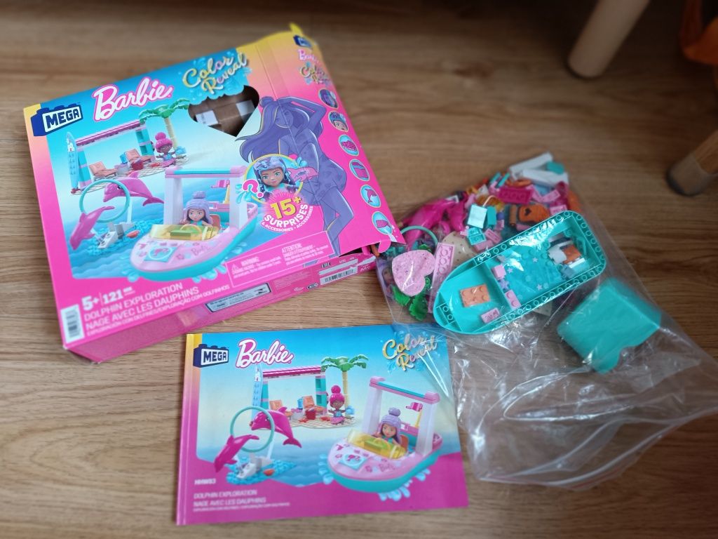 Barbie mega blocks klocki delfiny