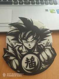 Wizerunek Goku na ścianę lub opcja z stojakiem