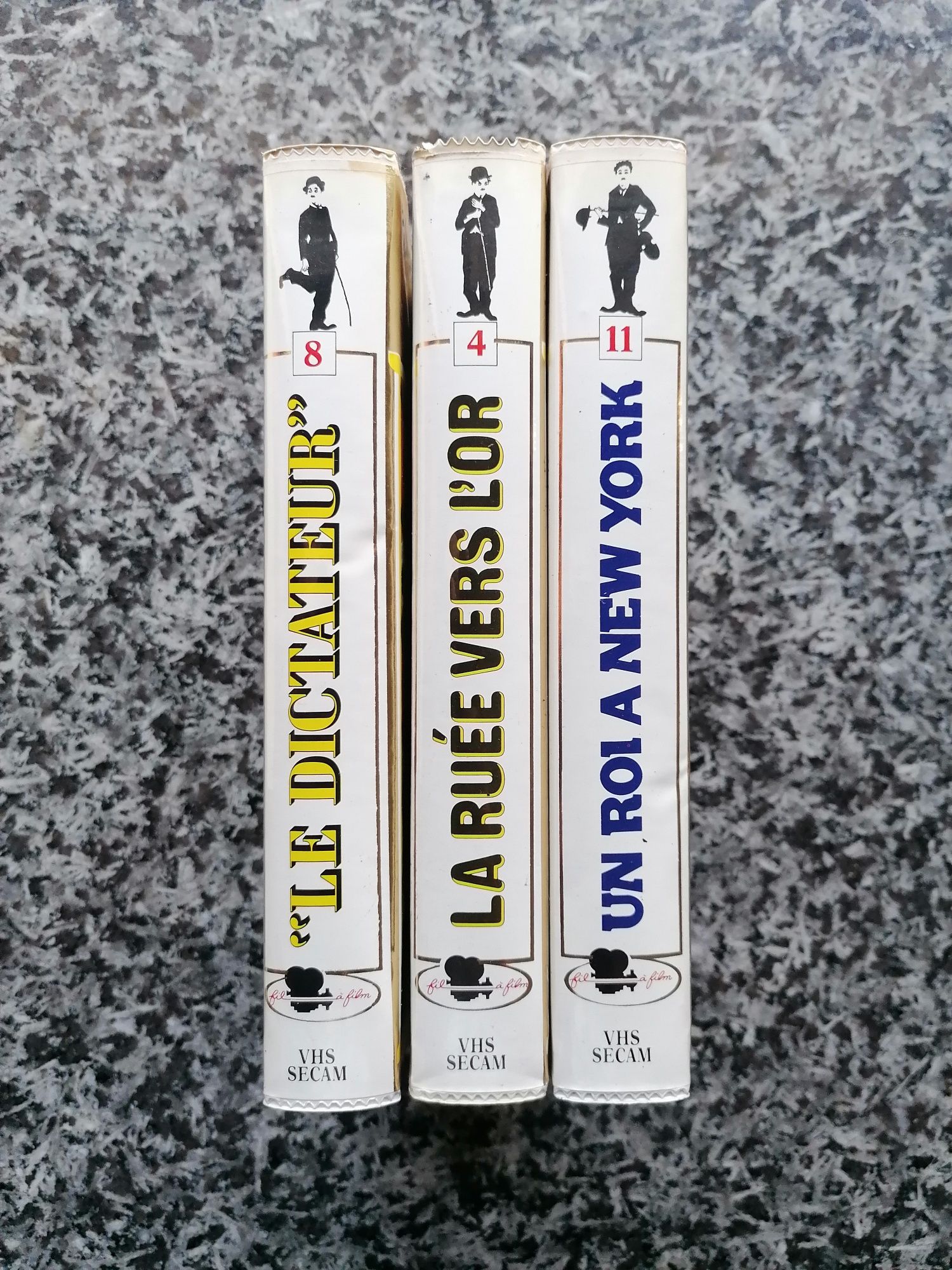 Cassetes Vídeo VHS - Titanic, Charlie Chaplin