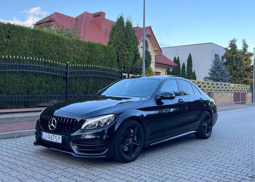 Mercedes Benz C klasa | w205 | 9G tronic | AMG | panorama | kamery 360
