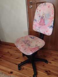 Fotel, krzesło do biurka księżniczka dla dziewczynki
