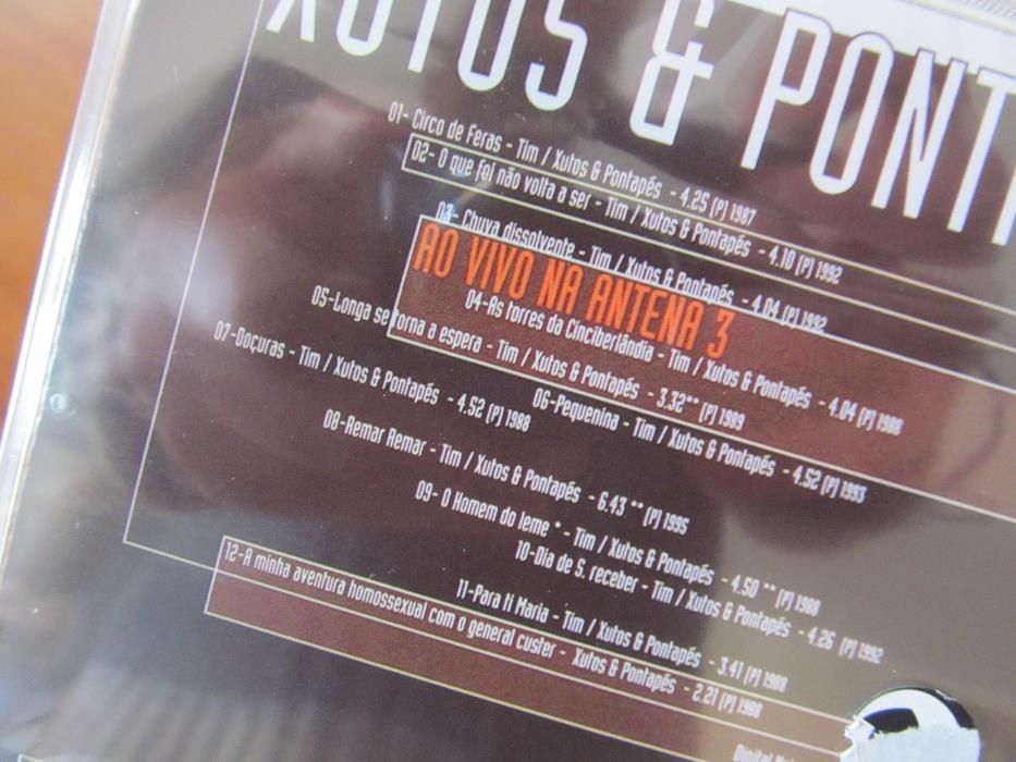 CD Xutos & Pontapés - Ao Vivo na Antena 3 (Acústico) - NOVO!!