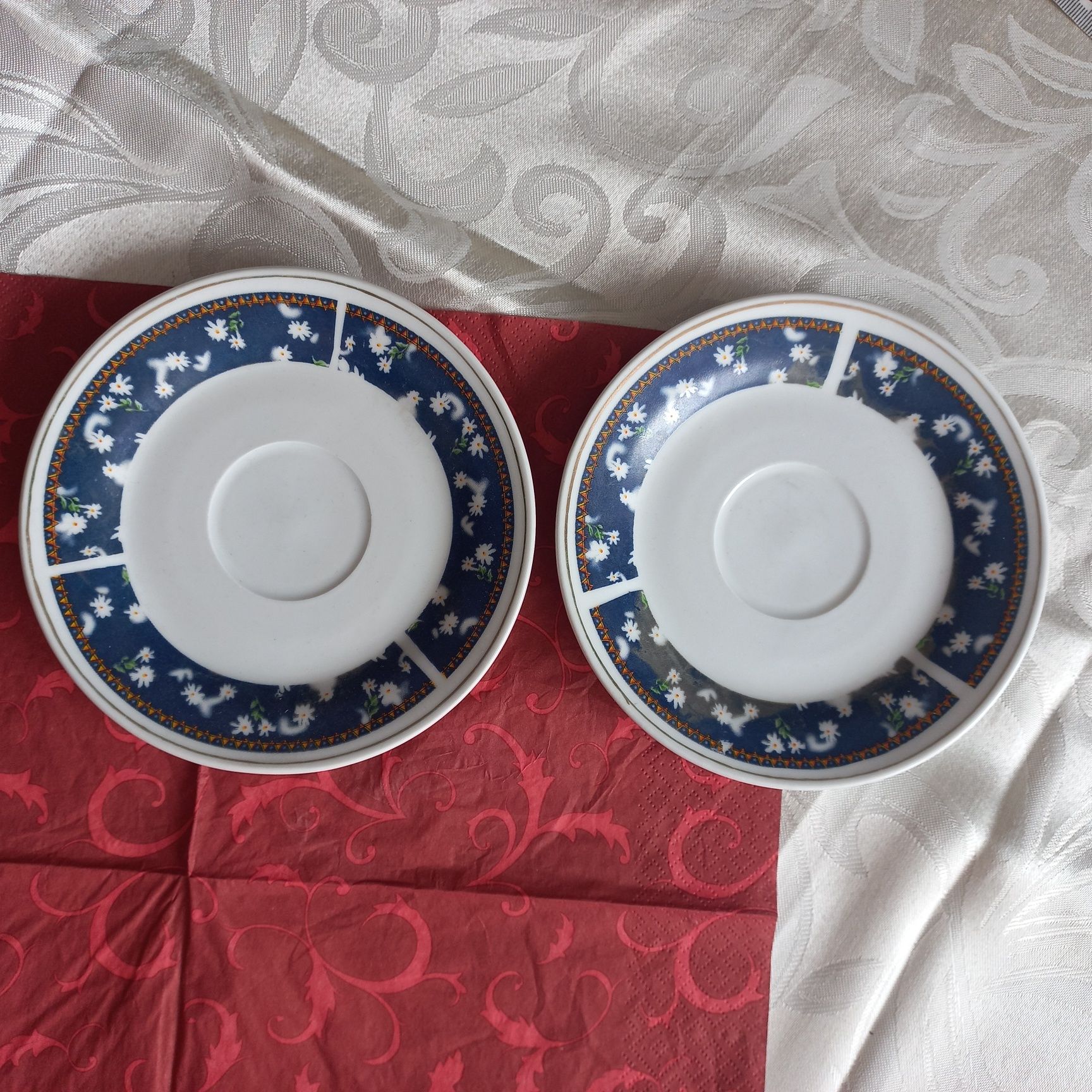Talerzyki deserowe porcelana made for geber