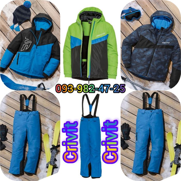 ТЕРМО Комбінезони мембранні Костюми Crivit/Lupilu Німеччина New 86-164