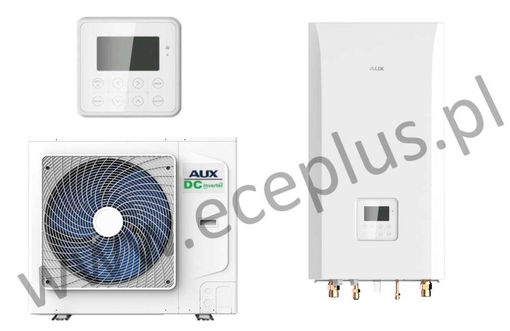 Pompa Ciepła Split AUX Powietrze-Woda 10KW ACHP-H10/4R3HA z montażem