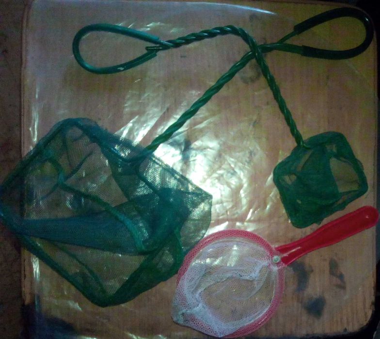 аквариум рыбки сачок оборудование для ухаживания