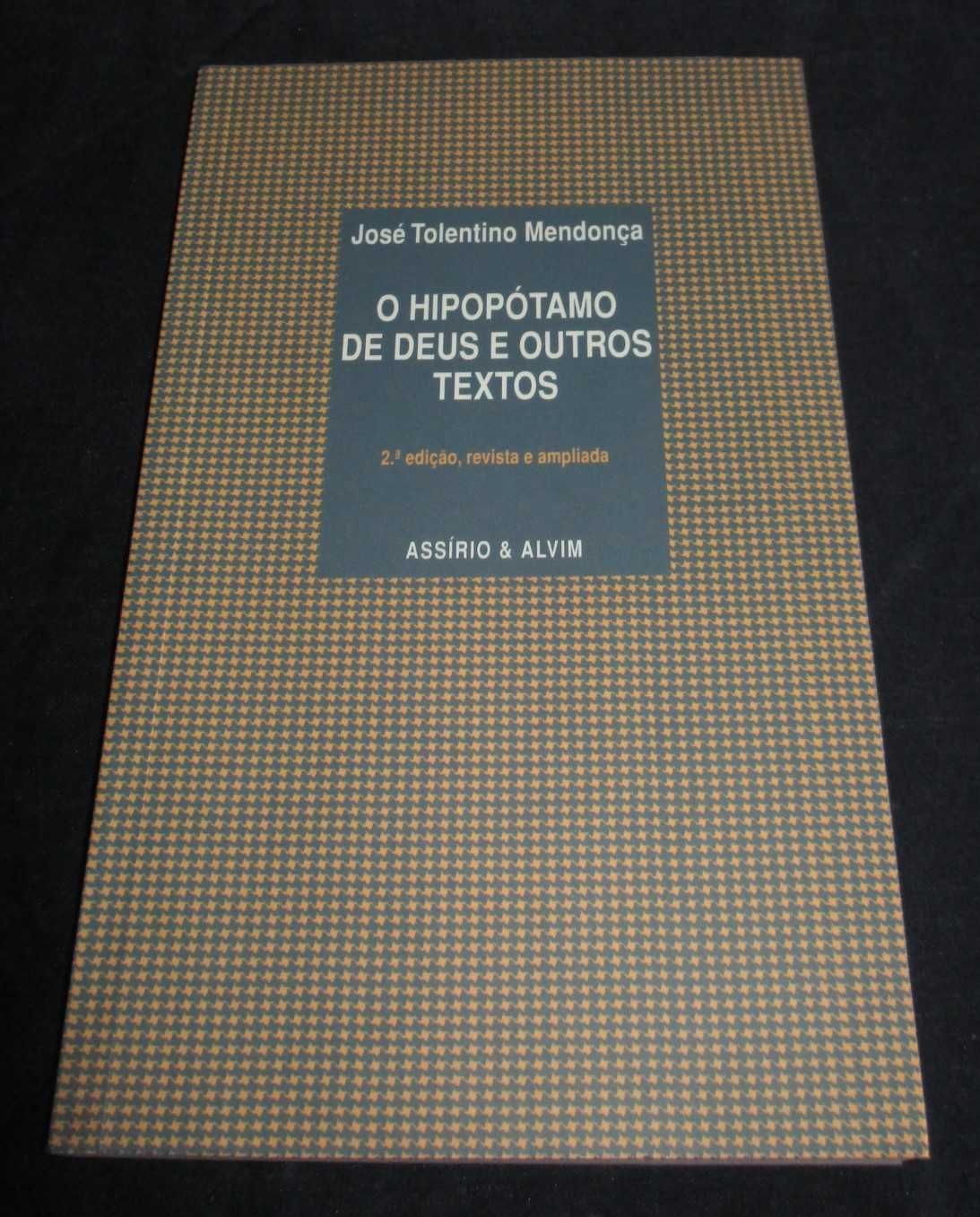 Livro O Hipopótamo de Deus e Outros Textos José Tolentino de Mendonça