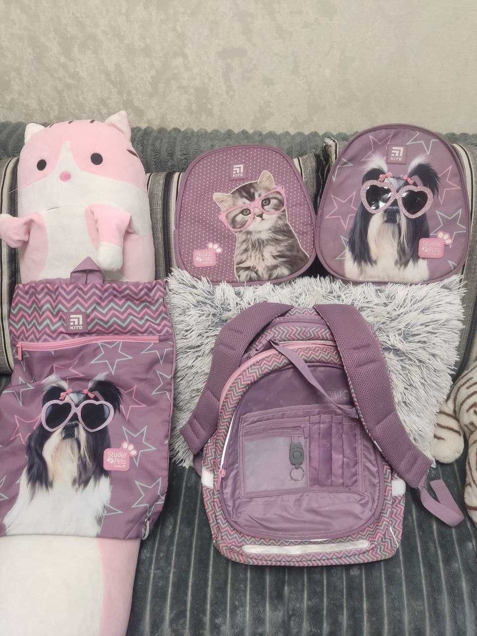 Рюкзак Kite Education Studio Pets, ортопедический, для девочки! Акция!