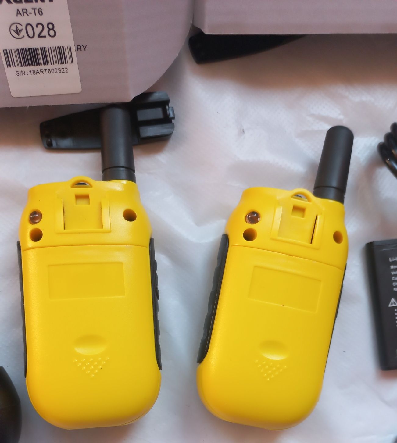 Рація Agent AR-T6 yellow, рації Agent, дитячі рації