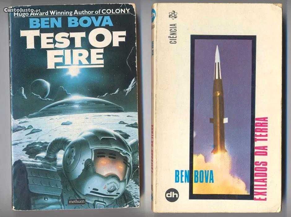 Livros de Ficção Científica Ben Bova, Pohl, e outro