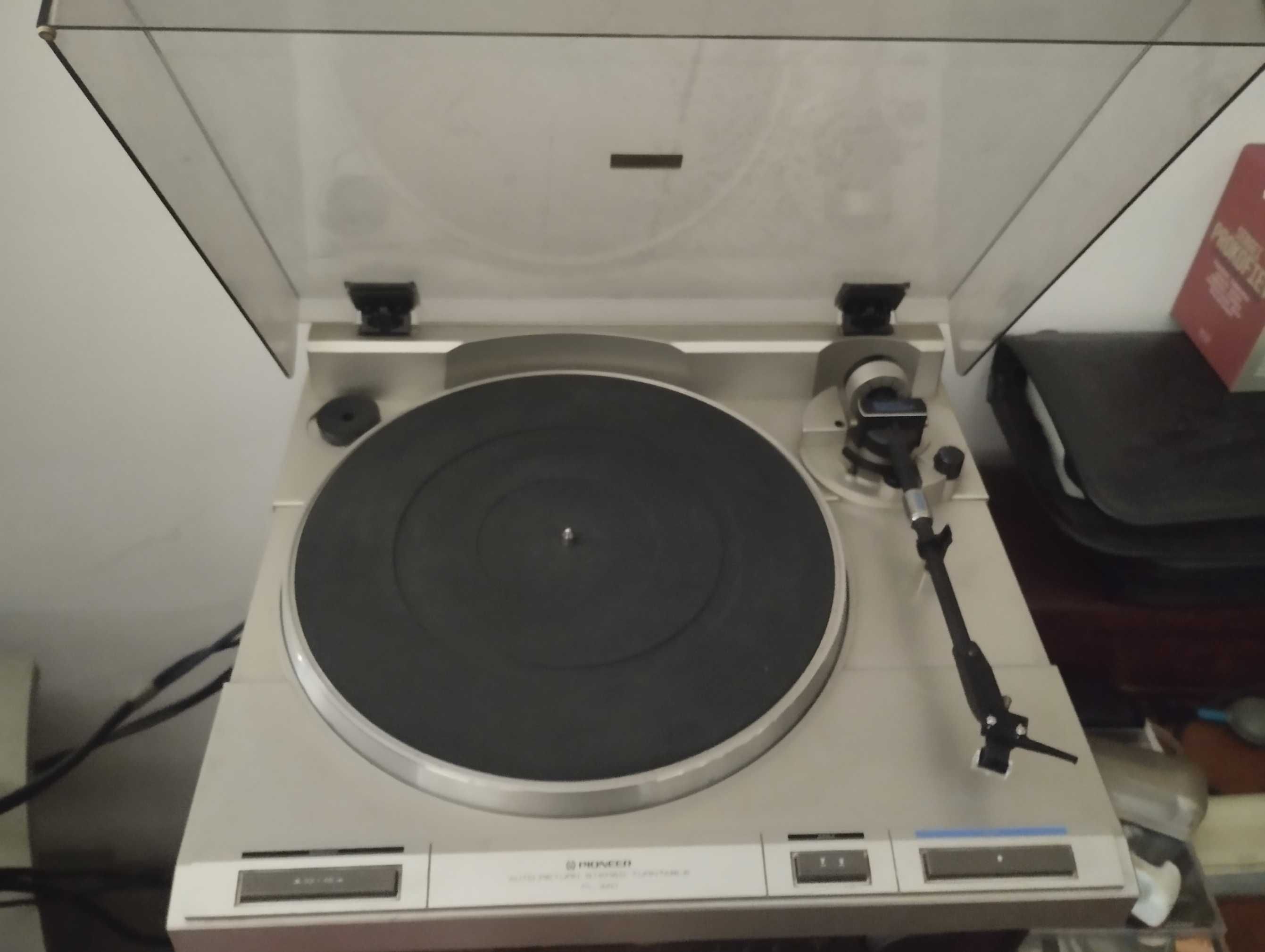 Gira-discos Pioneer Pl-340, 2 velocidades 33-45