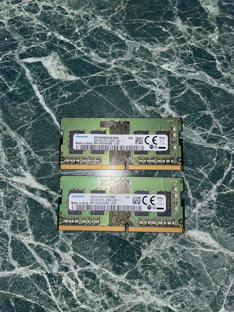 Оперативна память для ноутбуку. Samsung DDR4 8gb (2x4gb) 2666Mhz
