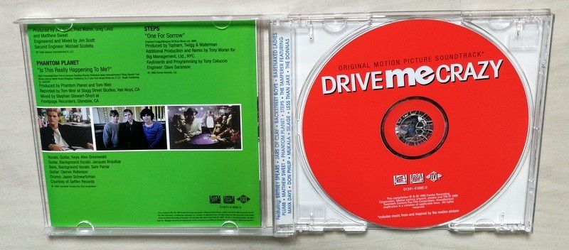 Drive Me Crazy To mnie kręci Original Soundtrack CD Made in USA