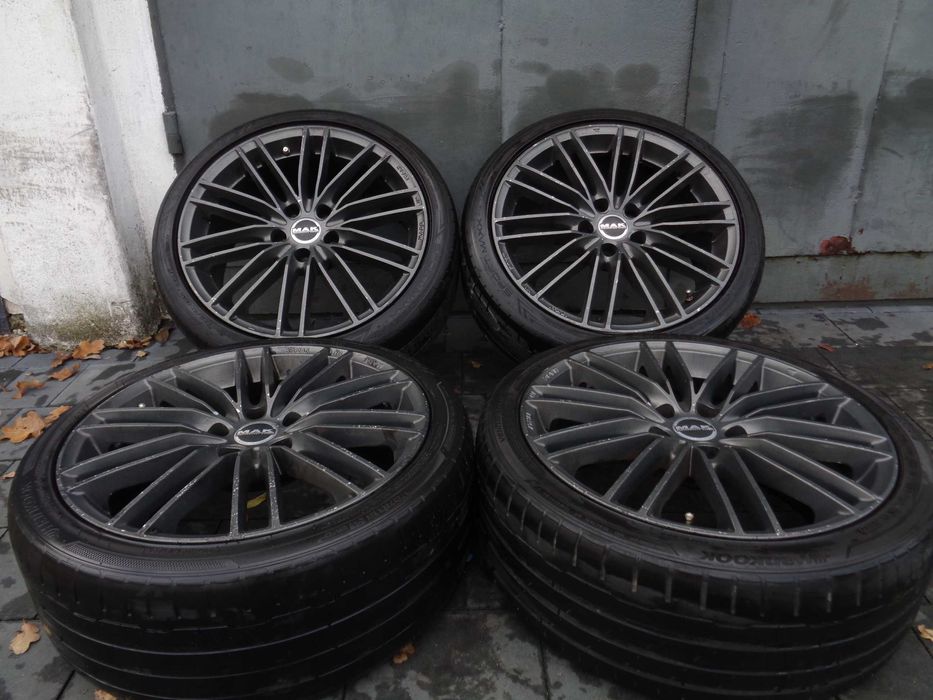 Grafitowe alufelgi 18 cali MAK 5x112 VW Audi Seat Skoda Mercedes BMW