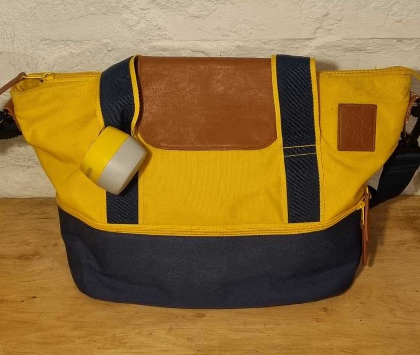 Torba do wózka Lässig. Na akcesoria do przewijania.Vintage dla mamy.