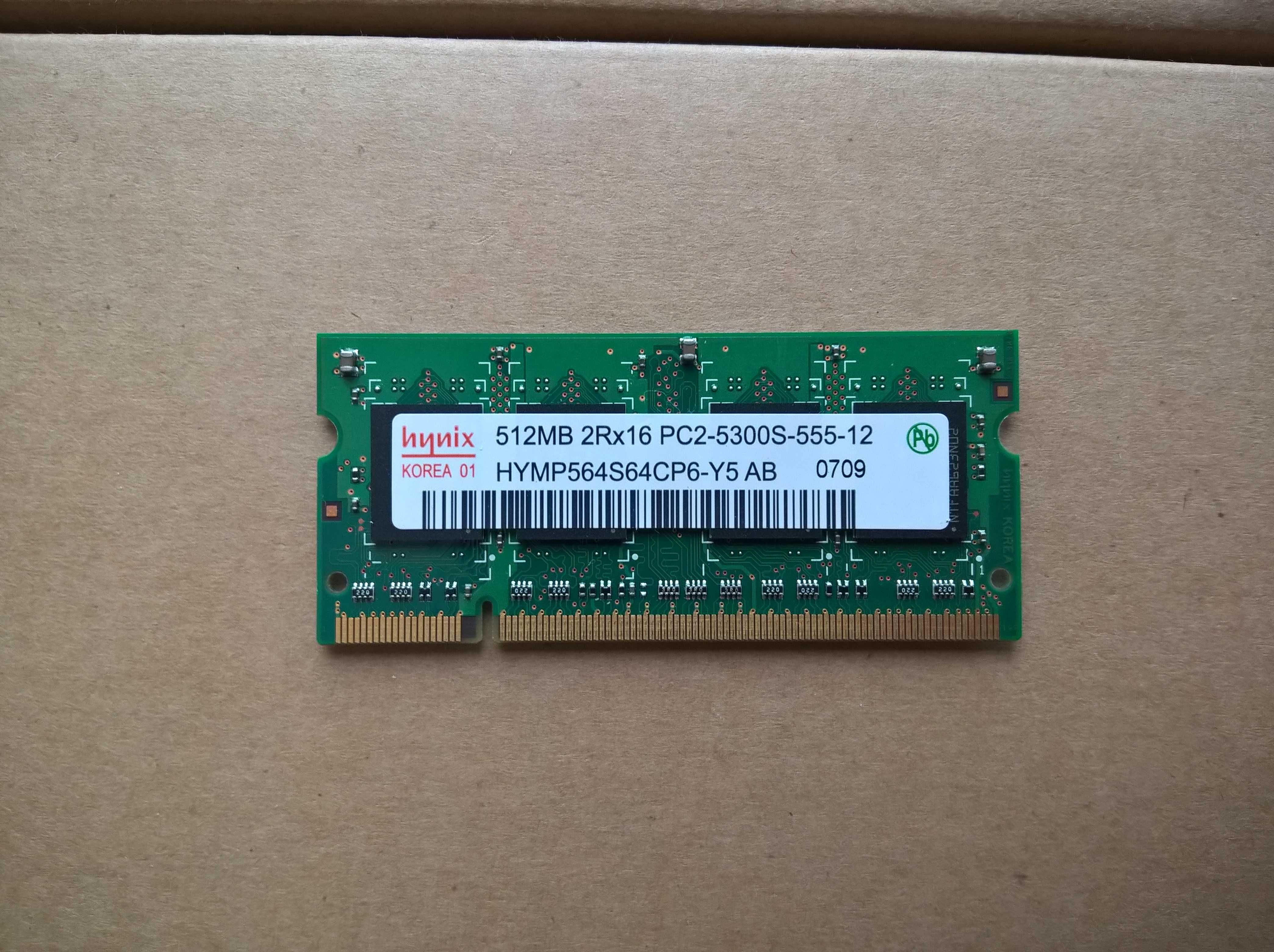 512MB PC2 пам'ять ноутбука