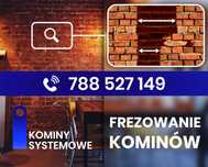 Frezowanie kominów, montaż wkładów kominowych