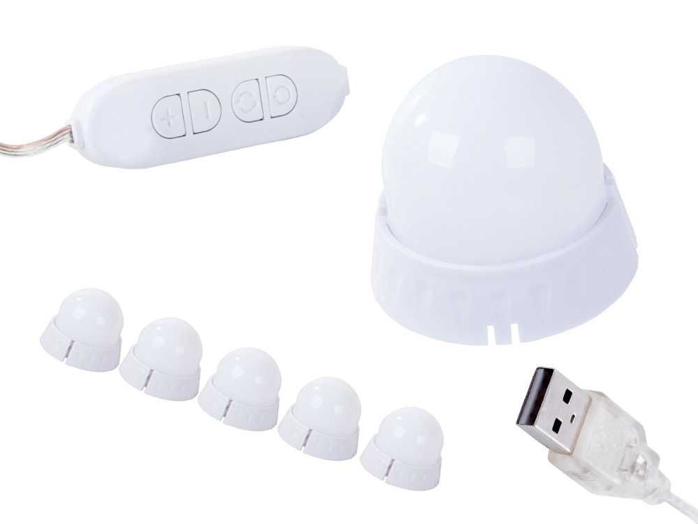 Lampki do lustra toaletki zestaw 10 sztuk LED