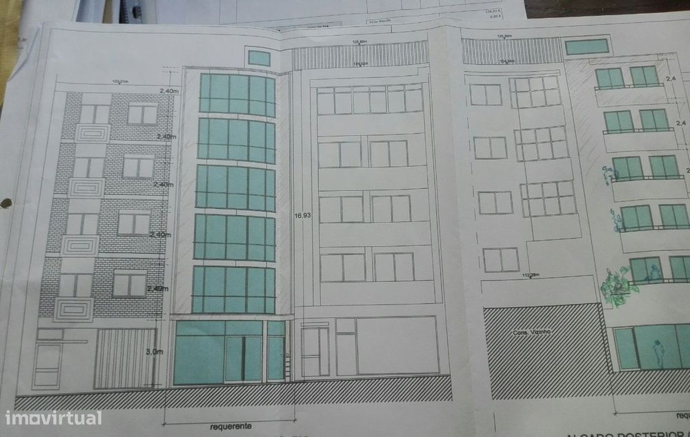 Terreno no Centro do Porto com Projecto d Arquitectura aprovado