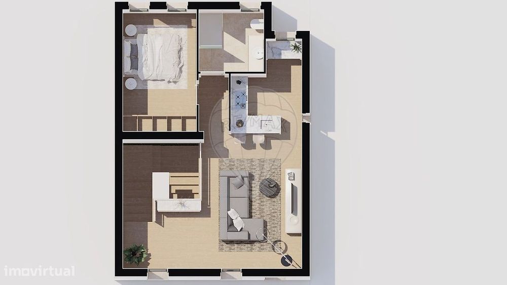 Apartamento T1 para venda