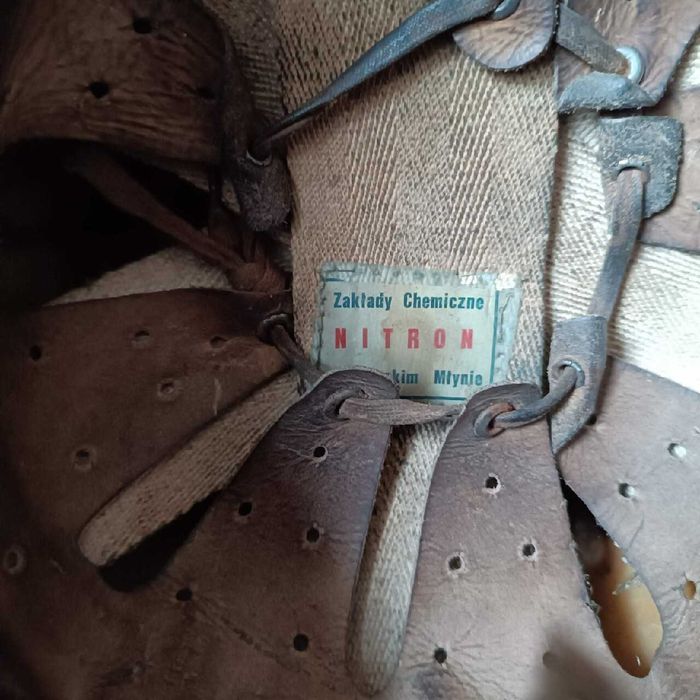 Kask Orzeszek Nirton z epoki PRL-u