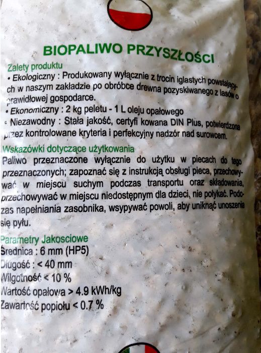 Nowe niższe ceny pellet drzewny Sylva