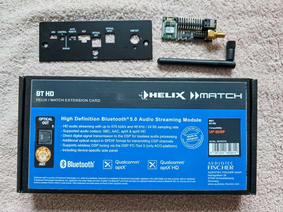 MATCH MEC BT HD moduł Bluetooth HD do wzmacniaczy MATCH JAK NOWY