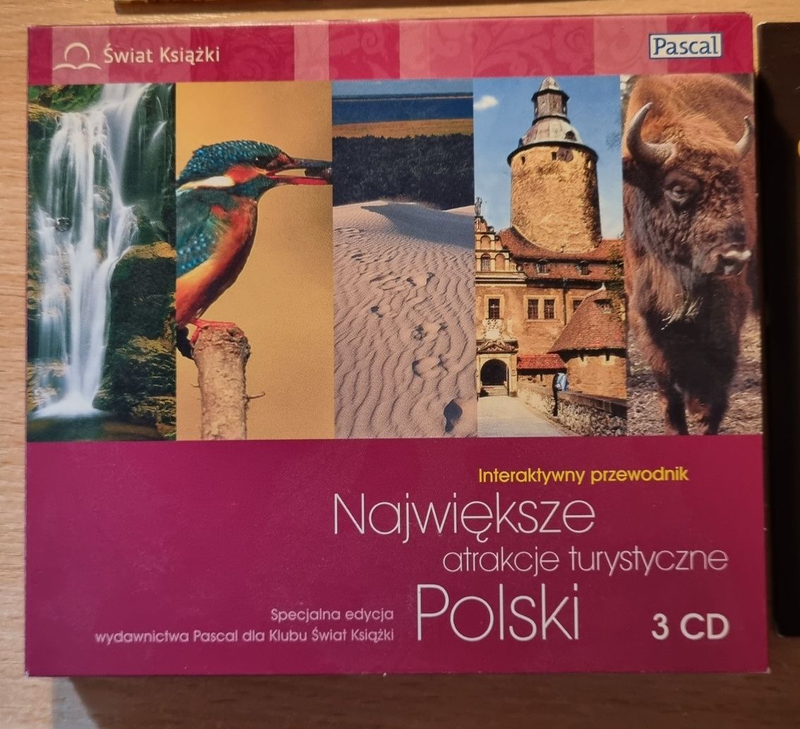 Płyty CD na PC 6 szt.  encyklopedie, Świat Książki PWN