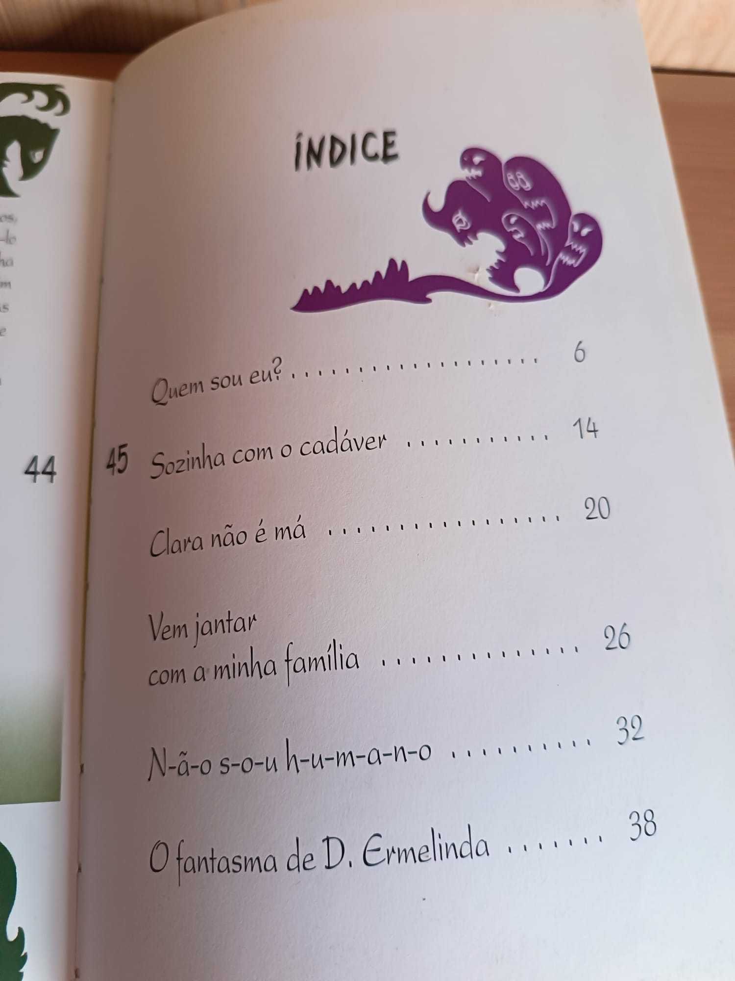 Livros infantojuvenis | Coleção "Aterradores" | Bom estado