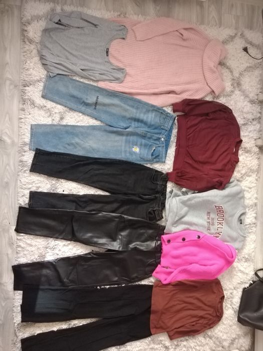 Пакет одягу, джинси, штани, кардиган, реглан, кофта, лот речей XS-S