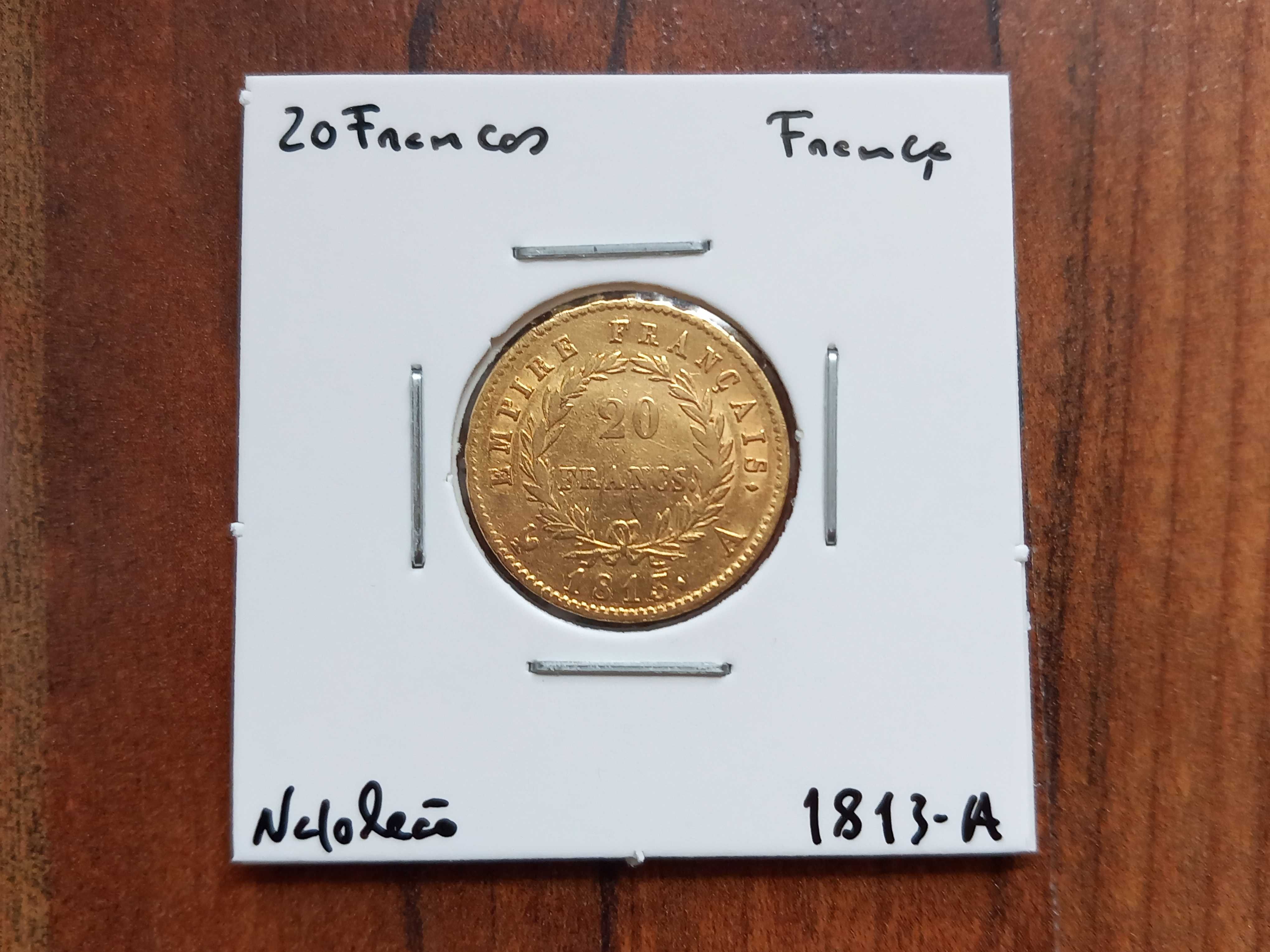 Moeda 20 Francos 1813-A França, Napoleão