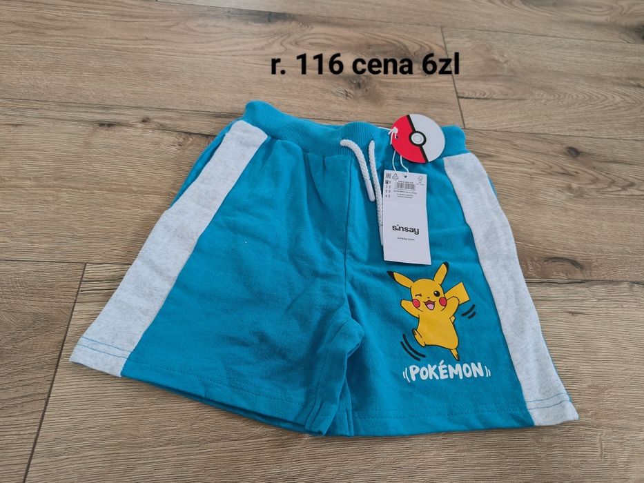 Spodenki Pikachu 116 nowe