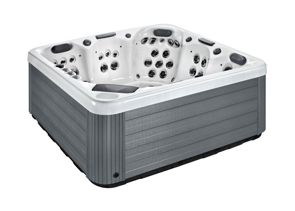 Jacuzzi z Hydromasażem 5 Osób Lavaspa 60Dysz 3Pompy Balboa Biała Perła