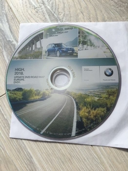 Диск навигации, BMW Navi карта BMW Road map Europe 2019 Украина