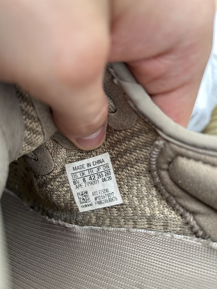 Adidas Yeezy Boost 350 V2 Sand Taupe sneakersy niskie brązowe 42
