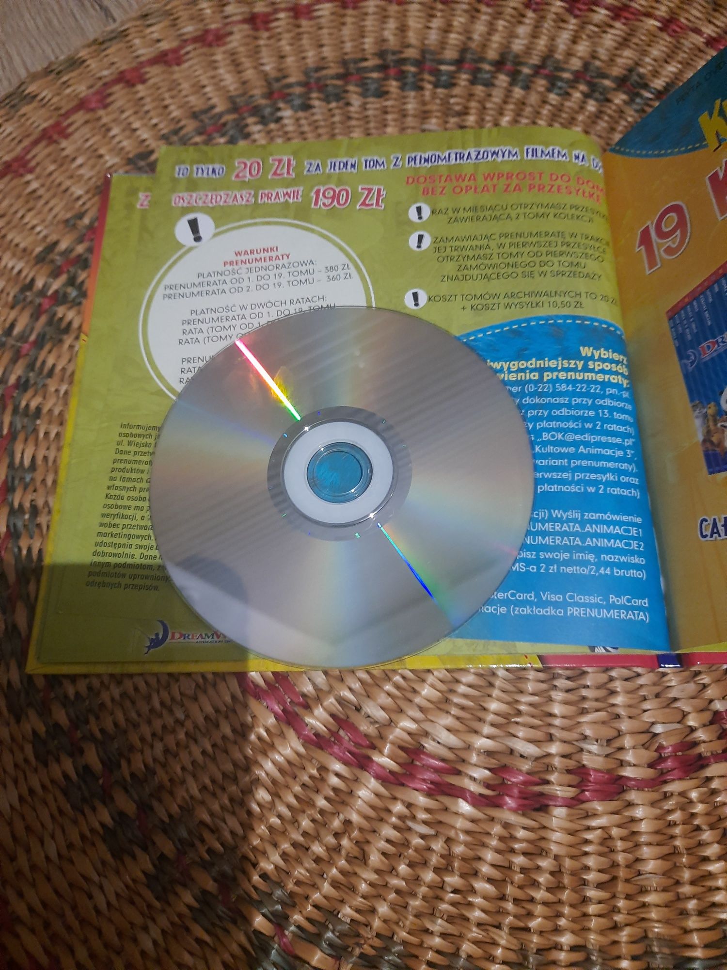 DVD z bajką Madagaskar 2
