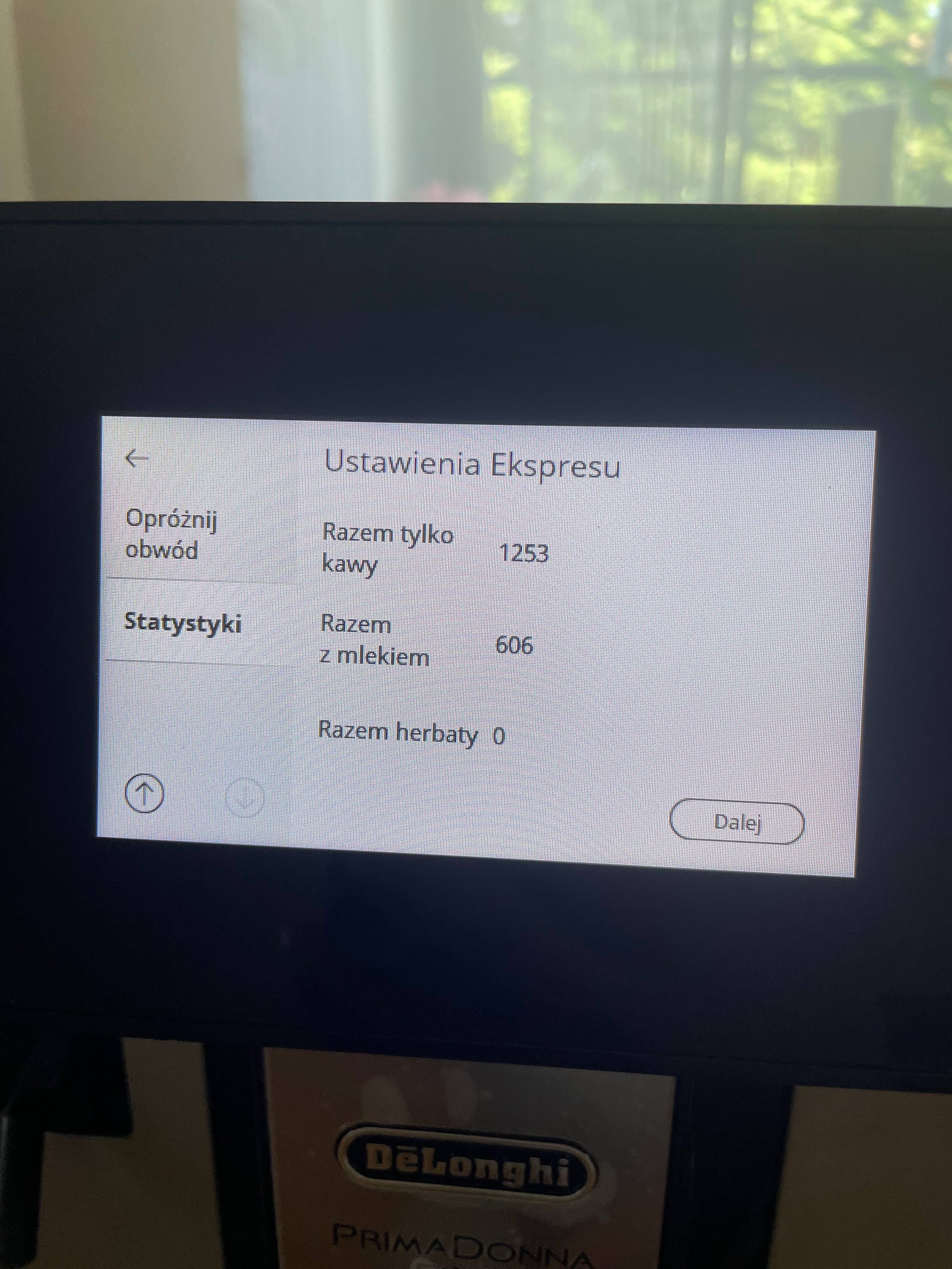 Automatyczny ekspres ciśnieniowy De'Longhi PrimaDonna Soul  1253 kawy