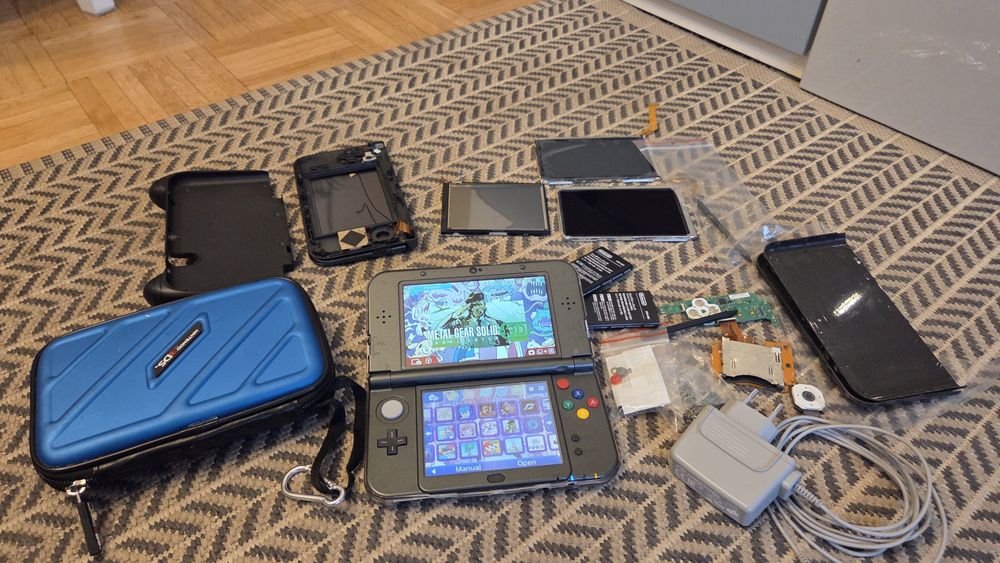 New Nintendo 3DS XL +256gb sd | przerobiona | części zamienne i