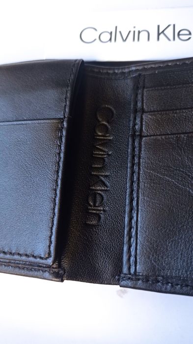Calvin Klein portfel męski skórzany.