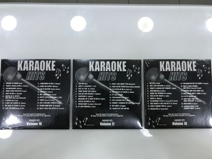 NOVOS - CDs Karaoke para profissionais Selados