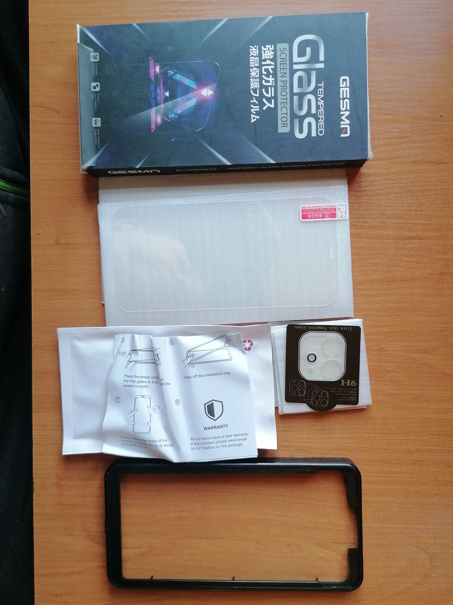 Szkło hartowane x 3 + 3 na aparat do IPhone 12